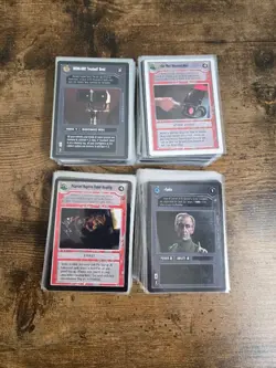 Decipher Star Wars CCG Rare & Premium 180 Card Lot - Image 1
