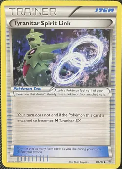 Tyranitar Spirit Link 81/98 XY-Ancient Origins Regular - Pokemon Card - Image 1