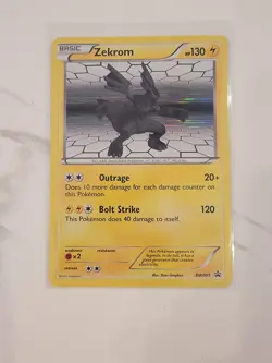 Zekrom BW005 Black Star Promo Holo Pokemon TCG Card - NM - Image 1