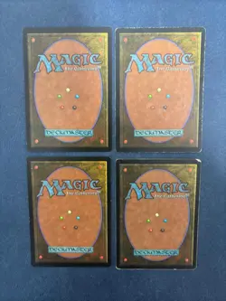 MTG 4X KOREAN BLACK BORDERED KARMA FBB MAGIC THE GATHERING WHITE UNCOMMON CARD - Image 2