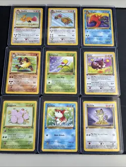 1999 POKEMON 1ST EDITION Non-Holo COMMON 14 Cards Mixed Lot - Image 1