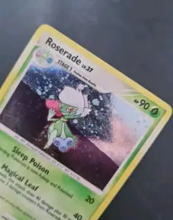 Pokemon Card - Roserade Holo Rare 17/132 Secret Wonders Diamond & Pearl - NM/EX - Image 2