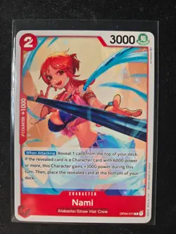 OP04-011 Nami Common One Piece TCG Card - Image 1