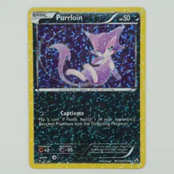 Purrloin RC13/RC25 Holo Uncommon Black & White: Legendary Treasures Pokemon Card - Image 1