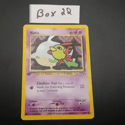 NATU 59/75 - 1ST EDITION - Neo Discovery Set - Common - Pokemon Card - NM - Image 1