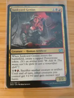 MTG Junkyard Genius 214 The Brothers' War M/NM Free UK P&P - Image 1
