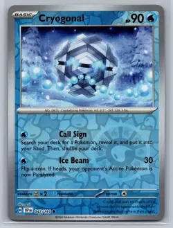 Cryogonal #047/191 SV08: Surging Sparks Reverse Holo Common - Pokemon Cards G32 - Image 1
