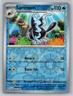 Lumineon #036/142 Stellar Crown Reverse Holo Uncommon - Pokemon Cards F42 - Image 1