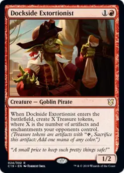 MTG - DOCKSIDE EXTORTIONIST - Commander 2019 (R) - Image 1