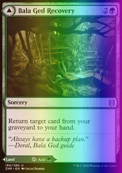 MTG Magic the Gathering Bala Ged Recovery (180/493) Zendikar Rising NM FOIL - Image 1