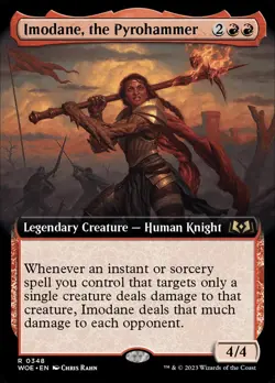 MTG Magic the Gathering Imodane, the Pyrohammer (348/475) Wilds of Eldraine NM - Image 1
