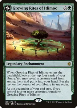 MTG Magic the Gathering Growing Rites of Itlimoc (191/317) Ixalan NM - Image 1