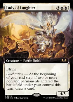 MTG Magic the Gathering Lady of Laughter (370/475) Wilds of Eldraine NM - Image 1