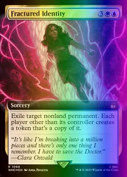 MTG Magic the Gathering Fractured Identity (1068/1208) Doctor Who NM FOIL- SURGE - Image 1