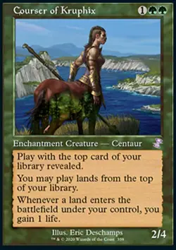 MTG Magic the Gathering Courser of Kruphix (359/429) Time Spiral Remastered NM - Image 1