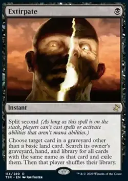 MTG Magic the Gathering Extirpate (114/429) Time Spiral Remastered NM - Image 1