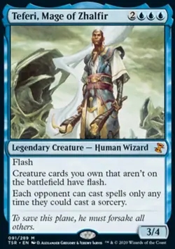 MTG Teferi, Mage of Zhalfir (91/429) Time Spiral Remastered NM - Image 1