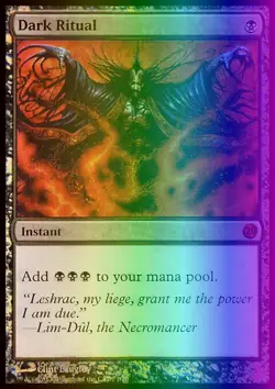 MTG Magic the Gathering Dark Ritual (1/20) FTV Twenty LP FOIL - Image 1