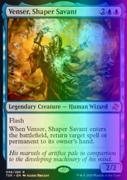 MTG Venser, Shaper Savant (96/429) Time Spiral Remastered NM FOIL - Image 1
