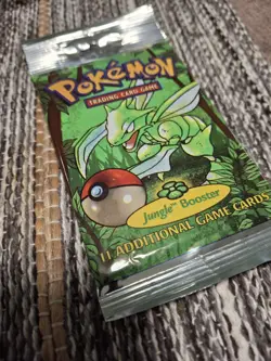 Vintage 1999 Pokemon Booster Packs Factory Sealed With Three Vintage Loose Cards - Image 2