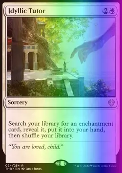 MTG Magic the Gathering Idyllic Tutor (24/412) Theros Beyond Death NM FOIL - Image 1