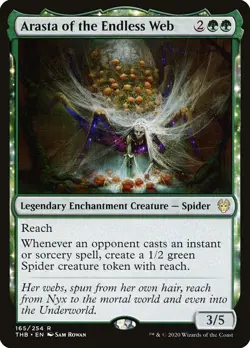MTG Arasta of the Endless Web (165/412) Theros Beyond Death NM - Image 1