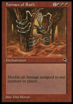 MTG Magic the Gathering Furnace of Rath (177/350) Tempest NM - Image 1