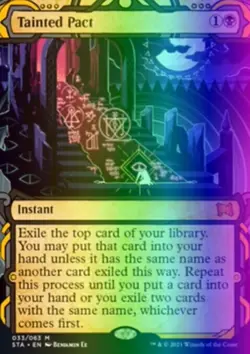 MTG Tainted Pact (33/252) Strixhaven Mystical Archive NM FOIL - Image 1