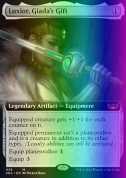 MTG Luxior, Giada's Gift (439/547) Streets of New Capenna NM FOIL - Image 1