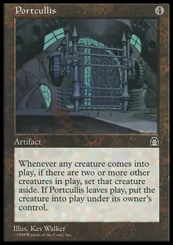 MTG Magic the Gathering Portcullis (139/143) Stronghold LP - Image 1