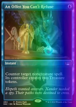 MTG An Offer You Can't Refuse (464/547) Streets of New Capenna NM FOIL - Image 1
