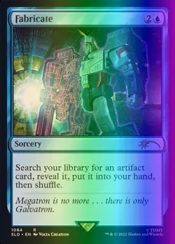 MTG Magic the Gathering Fabricate (1084/1164) Secret Lair Drop Series NM FOIL - Image 1