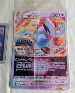Pokemon TCG Jumbo Lugia V star 139/195 Promo edition mint/nm. - Image 1