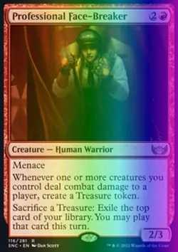 MTG Professional Face-Breaker (116/547) Streets of New Capenna NM FOIL - Image 1