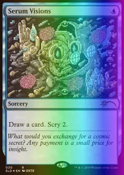 MTG Magic the Gathering Serum Visions (30/1164) Secret Lair Drop Series NM FOIL - Image 1