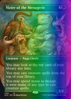 MTG Vizier of the Menagerie (1100/1164) Secret Lair Drop Series NM FOIL - Image 1