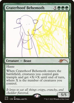 MTG Craterhoof Behemoth (376/1164) Secret Lair Drop Series NM - Image 1