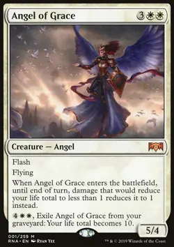 MTG Magic the Gathering Angel of Grace (1/296) Ravnica Allegiance NM - Image 1