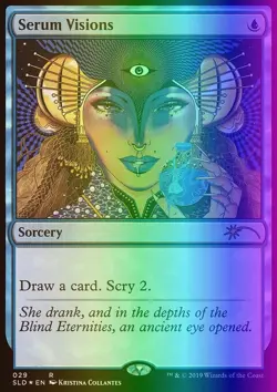 MTG Magic the Gathering Serum Visions (29/1164) Secret Lair Drop Series NM FOIL - Image 1
