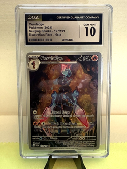 Pokemon TCG: Scarlet & Violet Surging Sparks Ceruledge 197/191 IR CGC 10 - Image 1