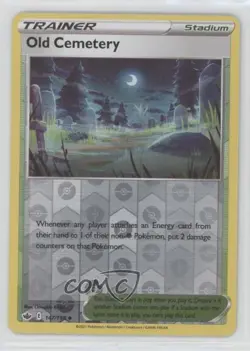 Old Cemetery Reverse Foil Pokemon Sword & Shield Chilling Reign #147 0ib4 - Image 1
