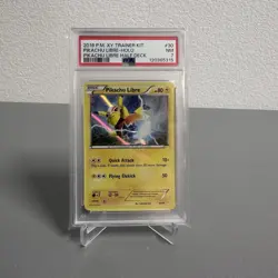 Pikachu Libre 30/30 2016 Pokemon XT Trainer Kit PSA 7 Holo Low Pop Rare - Image 1