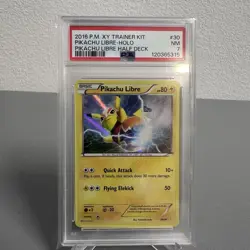 Pikachu Libre 30/30 2016 Pokemon XT Trainer Kit PSA 7 Holo Low Pop Rare - Image 2