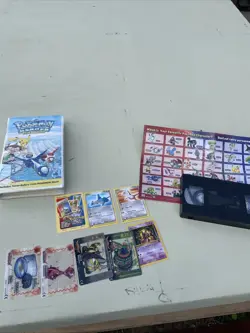 Pokemon Heros The Movie Vhs With Cards Mewtwo 98 Card , Etc - Image 1