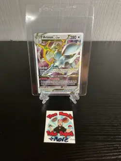 Arceus VSTAR 123/172 Brilliant Stars Pokemon Metal Card Promo Pokemon TCG NM/M - Image 1