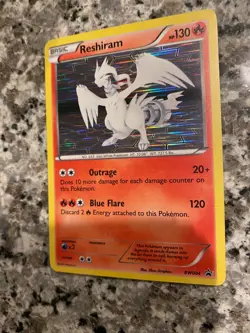 Reshiram PROMO BW004 - Black Star Holo Rare NM Pokemon Card - Image 1