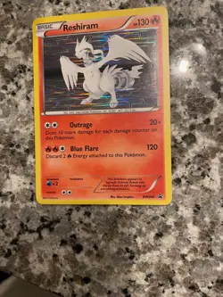 Reshiram PROMO BW004 - Black Star Holo Rare NM Pokemon Card - Image 2