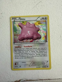 Pokemon TCG Ditto Holo Rare Card 108/149 Boundaries Crossed - Image 1