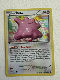 Pokemon TCG Ditto Holo Rare Card 108/149 Boundaries Crossed - Image 2