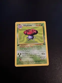M/NM - 1st edition Jungle Vileplume Non Holo Rare 31/64 WOTC Vintage Pokemon TCG - Image 1
